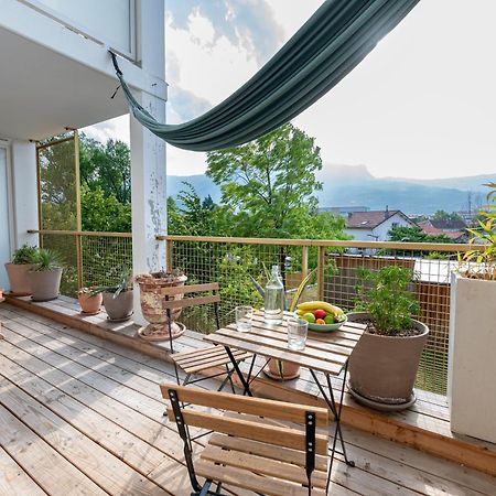 Calme Et Verdure: Vue Montagne - Terrasse - Wifi Grenoble Zewnętrze zdjęcie