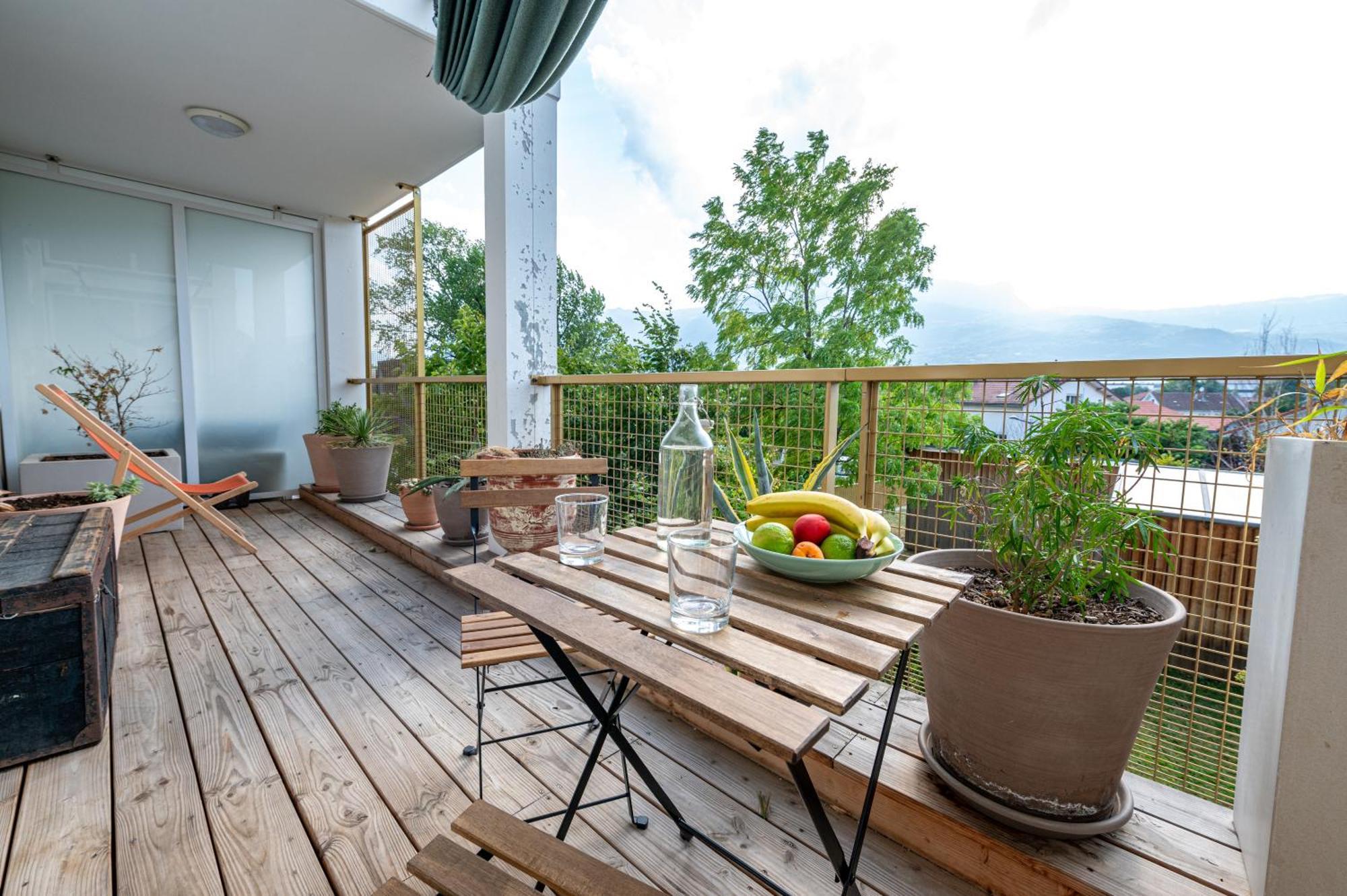 Calme Et Verdure: Vue Montagne - Terrasse - Wifi Grenoble Zewnętrze zdjęcie