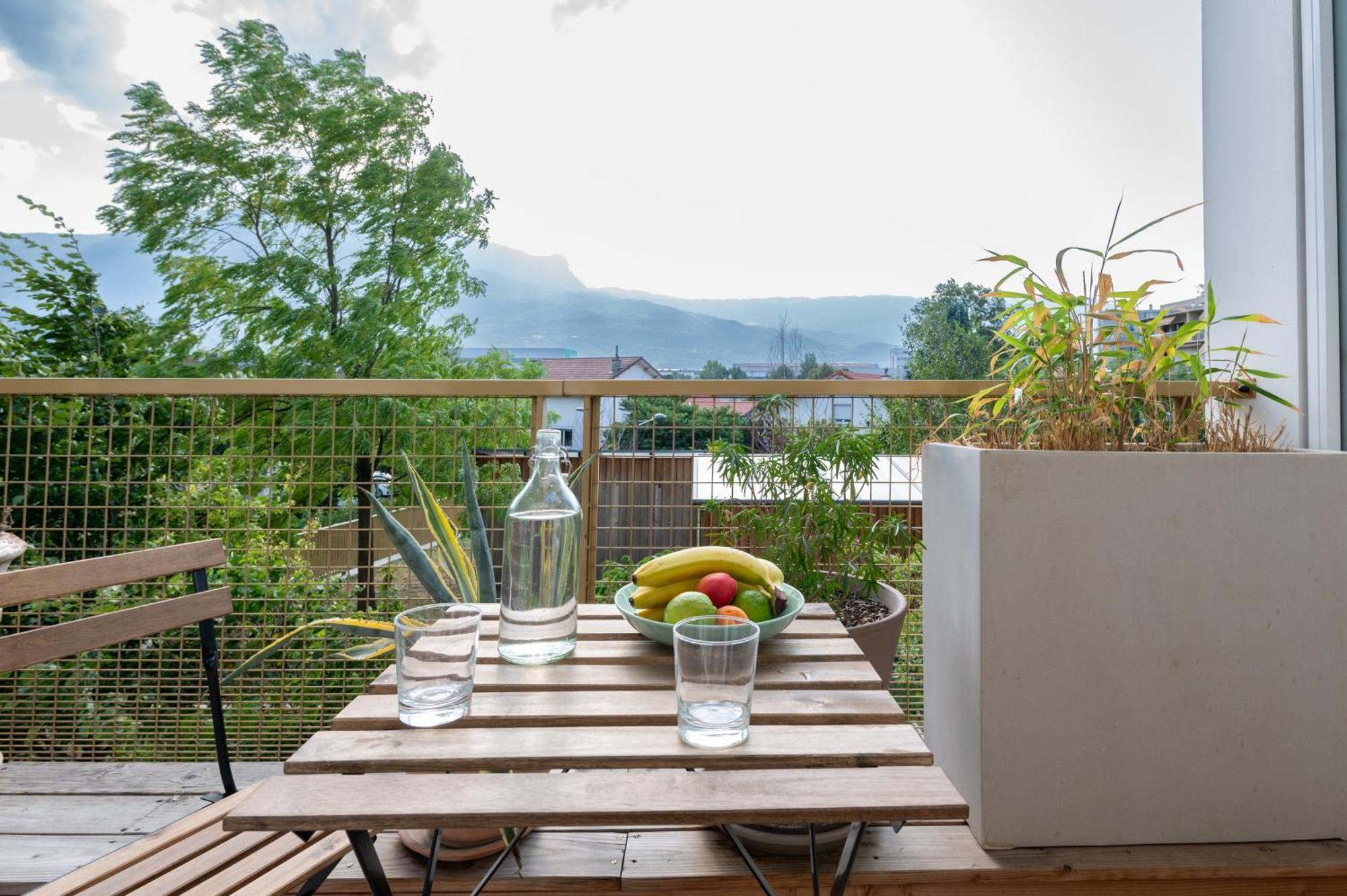 Calme Et Verdure: Vue Montagne - Terrasse - Wifi Grenoble Zewnętrze zdjęcie